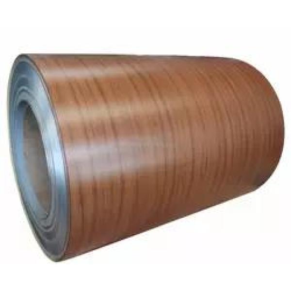 MESCO Wood Pattern Galvalume Steel Coil PVC | PET Film Brick Pattern صفائح فولاذية مجلفنة مغلفة VCM للأجهزة المنزلية | زينة جدارية