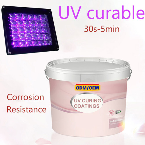 Coating UV Fast curing speed and high production efficiency UV Curtain Roller Pint Curing Resin Coating Color Correcting Primer
