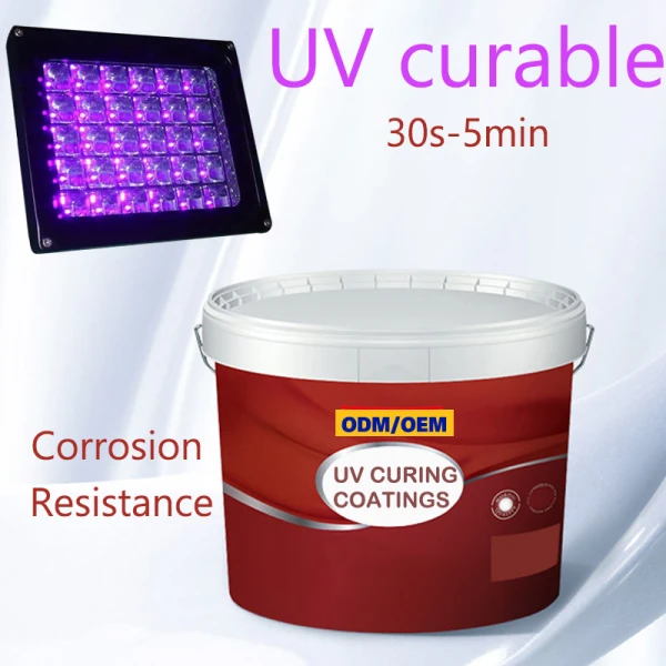 Fast curing speed and high production efficiency UV Curtain Roller Pint CoatingUV Curing Resin Coating Color Correcting Primer