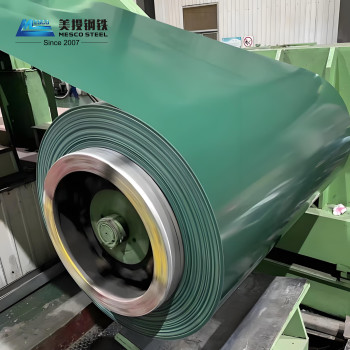 MESCO Prepainted Galvanized | High-Quality PPGI Steel Coils Manufacturer | Custom Colors & Coatings Available