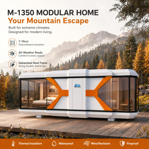 MESCO Prefab Modular House – FRP One-Piece Top & Base