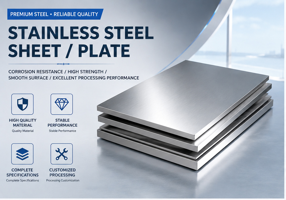 304 stainless steel plate and pipe products in stock