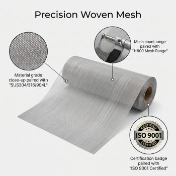 Stainless Steel Sieve - Woven Wire Mesh for Industrial Screening