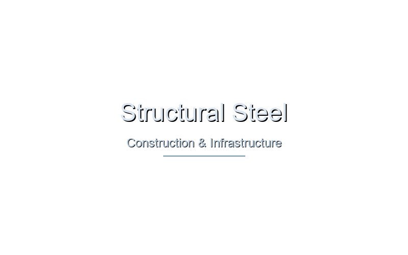 Steel construction beams and structural components made from hot rolled steel