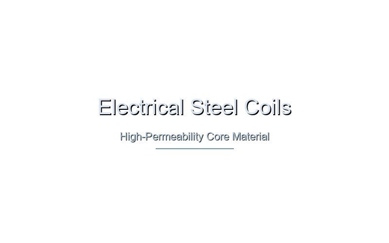 Electrical steel coils after cold rolling, ready for annealing and coating processes