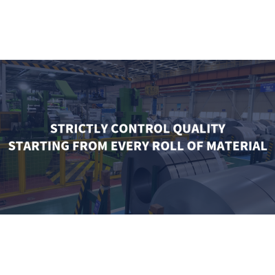 Aluminum silicon steel tube, Strictly control quality, starting from every roll of material