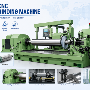 Large CNC Roll Grinding Machine | Precision Roll Grinder up to 200 Tons