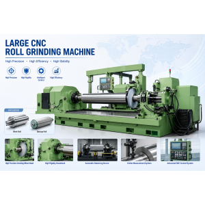 Large CNC Roll Grinding Machine | Precision Roll Grinder up to 200 Tons