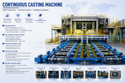 Refurbished & Used Continuous Casting Machine (CCM) — Billet, Bloom & Slab