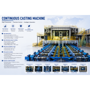 Refurbished & Used Continuous Casting Machine (CCM) — Billet, Bloom & Slab