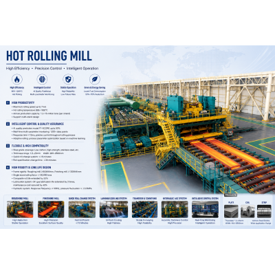 Refurbished & Used Hot Rolling Mill Line – Strip, Plate & Steckel Mills