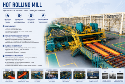 Refurbished & Used Hot Rolling Mill Line – Strip, Plate & Steckel Mills