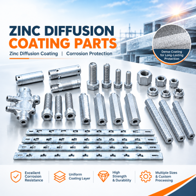 Sherardizing Service - Powder Zinc Diffusion Anti-Corrosion Coating for Steel Parts