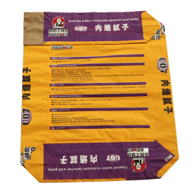 wholesale Price 25kg 50kg Kraft Paper Valve Cement Packaging Bags