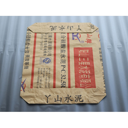 Customize Eco-Friendly Cement Heat Seal Packaging Valve Kraft Paper Bag