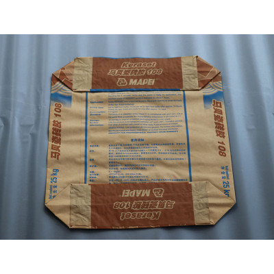 2 ply kraft paper bag for cement Layer Cement Kraft Paper Sacks Bags With External Valve