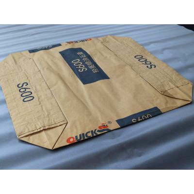 Accept custom kraft paper bag cement valve packing bag