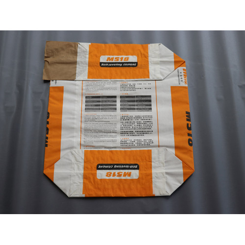 Bolsa de cemento de papel kraft biodegradable de 490 mm de ancho de alta calidad