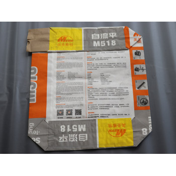 High Quality Factory 50kg Kraft Paper Cement Plastic Valve Bag
