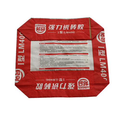 Bolsa de embalaje de cemento de papel de 25 kg 50 kg personalizada para mortero seco, yeso, masilla de pared en polvo, adhesivo para azulejos