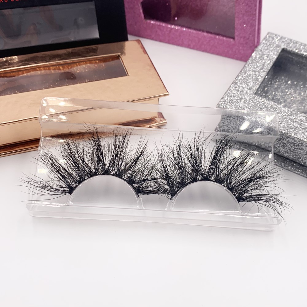 Make Your Own Brand New Design Private Label Best Sale 25mm Natural 3d Mink Eyelashes