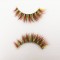 creme eyelashes wholesale customize packaging fashion Fluffy cruelty free full strip lashes 3d mink eyelashes