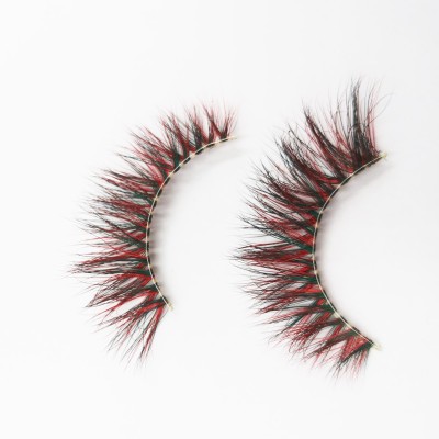 Clear Handmade Strip Individual 100% Siberian Fur 3d Full Mink Eyelashes royal eyelashes