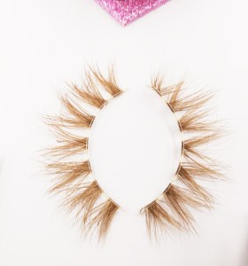 100% Natural Material Hand-made real mink eyelashes wholesale With Custom Eyelash Package