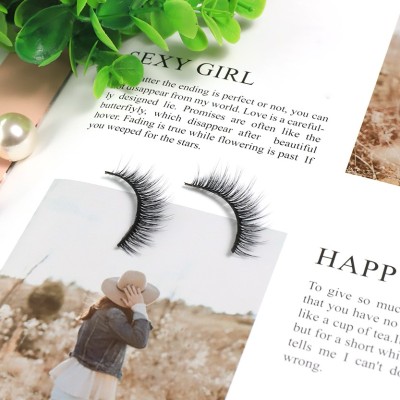 3d Silk Eyelashes Qingdao Fashion Unique Beauty New Self-Adhesive Individual eyelashes for wholesale