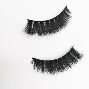 False Horse Hair Strip Eyelash Wholesale Custom Design Makeup Natural Looking synthetic lash supplier