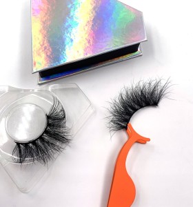 Best Mink Eyelashes Vendor 100% Real Mink Fur Eyelashes Long Lasting 25mm 3d Mink Eyelash