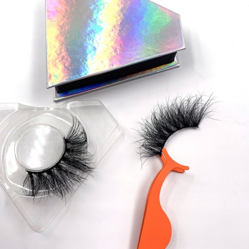 Hand Made Lashes 3d Layered Effect 25mm 3d mink strip eyelashes For Sale