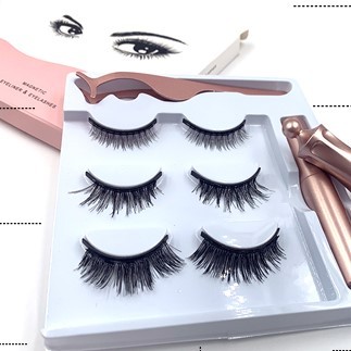 How to wear magnetic eyelash quickly?