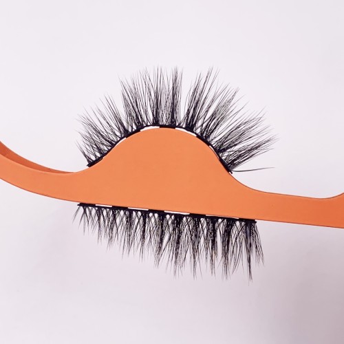 Wholesale Make Own Brand Hand Made eyelashes clear bands 100% Real Mink Magnetic Eyelashes