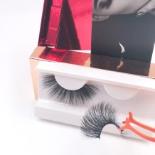 transparent band eyelashes mink eyelashes with private label eyelashes packaging