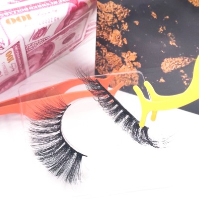 eyelashes made in vietnam High Quality Private Label Luxury 3d Synthetic Hair Silk Lashes Eyelash