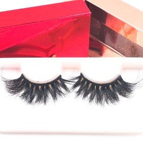 3d Mink Full eyelash packaging box Wholesale Perfect Grade 100% Handmade Premium False Lashes