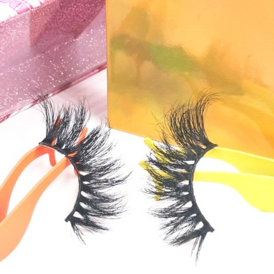 3d Mink Full eyelash packaging box Wholesale Perfect Grade 100% Handmade Premium False Lashes