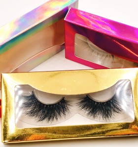 Private Label Luxurious 100% Real Single Thick custome boxes for eyelashes