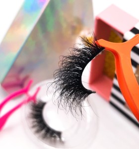 Private Logo customize packaging fashion Fluffy cruelty free 25mm mink eyelash