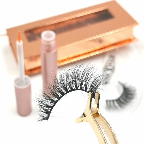 wholesale private label long lasting mink eyelashes individual with custom package