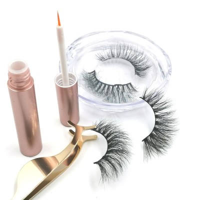 wholesale 3d mink eyelashes sell well free package human hair eyelashes 3d with customized logo