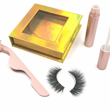 wholesale own brand 100% real beauty supply fabric eyelashes eyelashes with customer package