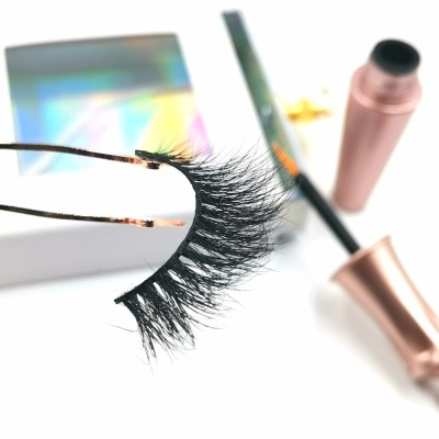 3d Mink False Eyelashes Logo Mink Eyelashes, 100% Handmade invisible lashes private label