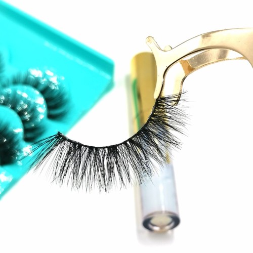 wholesale new design private label 3d mink eyelashes with custom eyelashes mink long