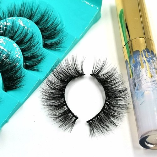 wholesale new design private label 3d mink eyelashes with custom eyelashes mink long