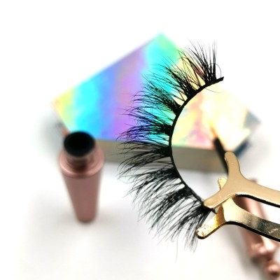 wholesale packaging customized 100% real mink eyelashes custom with customize box