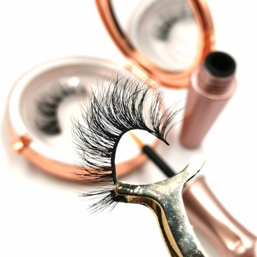 wholesale own brand 100% real beauty supply synthetic false eyelashes with customer package