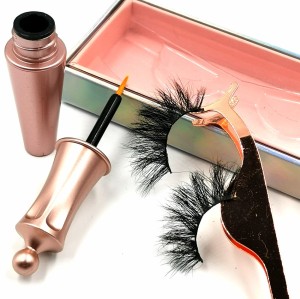 100% Real Mink Individual Eyelash Wholesale Mink Eyelashes Custom twinkle eyelashes