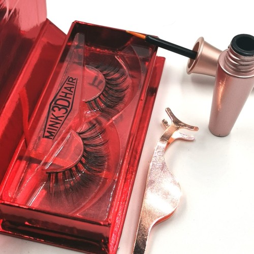 3d Mink Strip Eyelash False Lashes Factory Wholesale french eyelashes lace With Custom Packaging